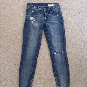 Women’s size 26 Pistola Stylish Blue Distressed Women Jeans